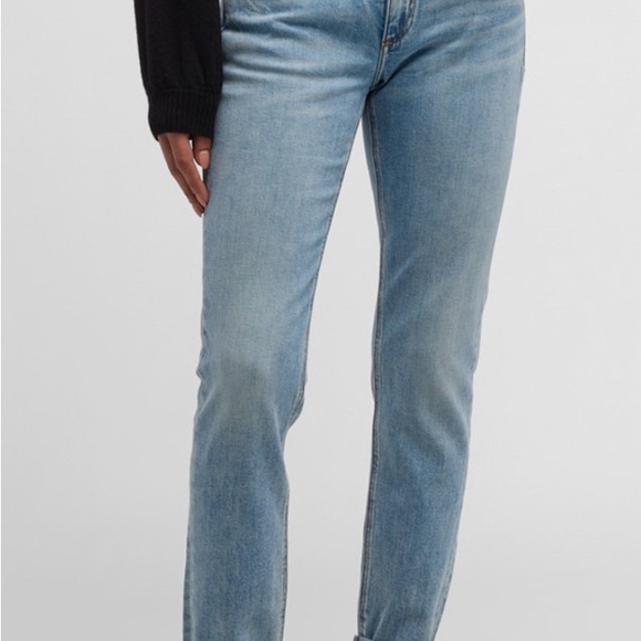 rag & bone Denim - rag & bone Light Blue Straight Leg Jeans